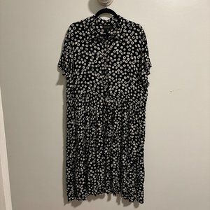 Eloquii Drawstring Shirt Dress // Sz 22 // 022